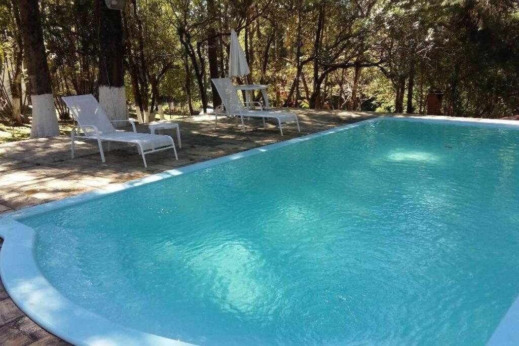 Chacara Com Piscina Em Condominio Fechado Prox Shopping Outlet Catarina Mairinque Exterior foto